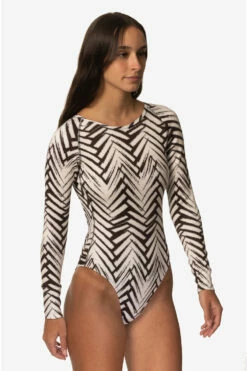 Lennon Long Sleeve Surf One Piece - Pacific