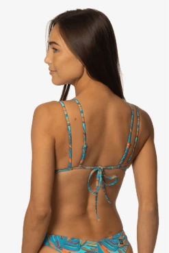 Burleigh Bikini Top - Paradise -JOLYN Sales Swim Top Burleigh Print Paradise Back LisaDillon 040323