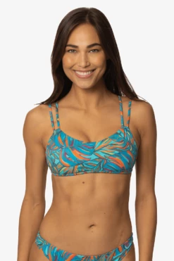 Burleigh Bikini Top - Paradise -JOLYN Sales Swim Top Burleigh Print Paradise Front LisaDillon 040323