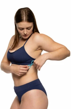 Heidi Bikini Top - Navy -JOLYN Sales Swim Tops Heidi Solid Side2 Navy Malia 052821