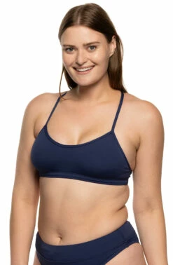 Heidi Bikini Top - Navy -JOLYN Sales Swim Tops Heidi Solid Side Navy Malia 052821