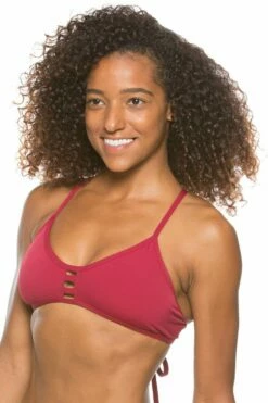 Tomcat Bikini Top - Cranberry