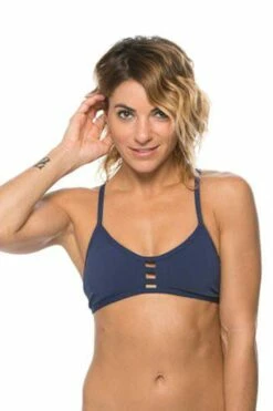 Tomcat Bikini Top - Army -JOLYN Sales TOM NAVY F
