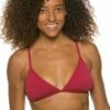 Triangle Bikini Top - Cranberry -JOLYN Sales TRI CRAN F 695a797d d1af 4aab bd13 57daee1b01d7