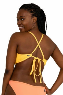 Tomcat Bikini Top - Mango -JOLYN Sales Tomcat Solids Tops Back Mango MANGO 061620