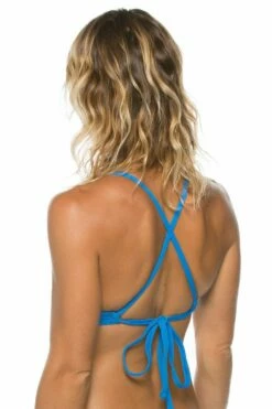 Vent Bikini Top - Water Blue