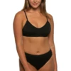 Zoe Bikini Bottom - Black -JOLYN Sales Zoe Solids Bottoms Front Black BLK 060520 79aa8e92 9be1 42ad 894a 53ee7edc6c64