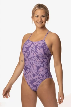 Dayno 3 Swim Onesie - Lavish -JOLYN Sales lavish dayno front